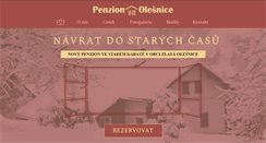 Desktop Screenshot of penzion-hory.cz